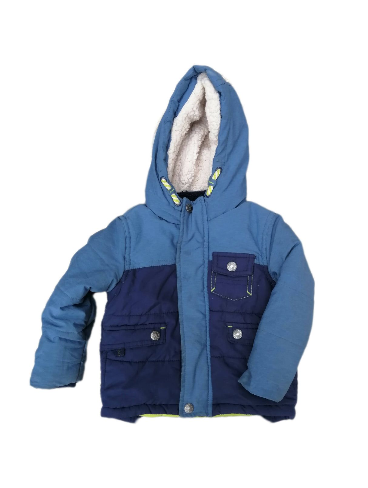 Mothercare | Blue jacket| Kids | Baby Sweaters/Jackets | Kids Winter | 1 to 3 Yrs| Worn Once