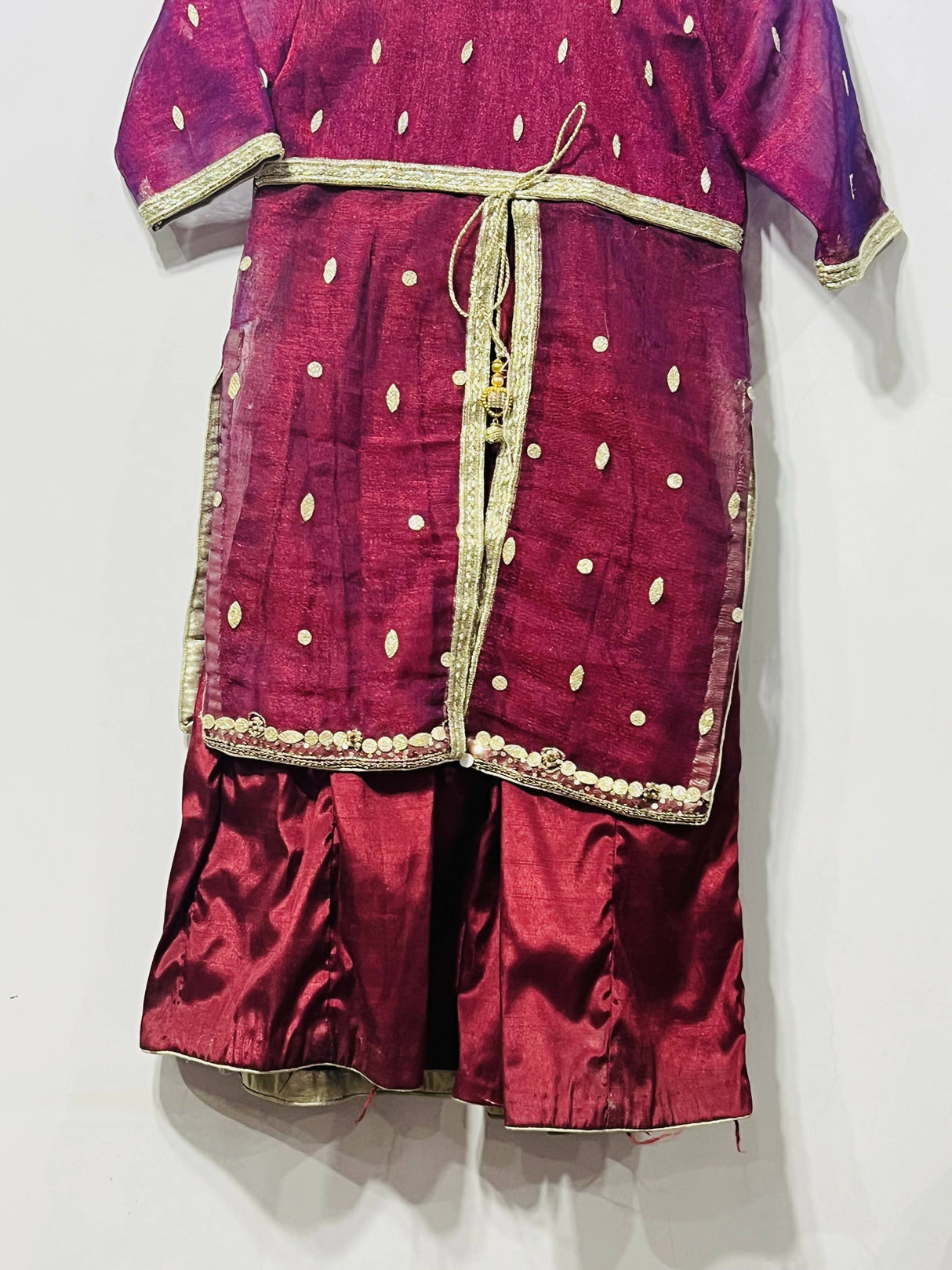 Kids Traditional Hand Work Suit | Kids | Girls Shalwar kameez | Size: 3-4 & 5-6 Yrs | Worn Once