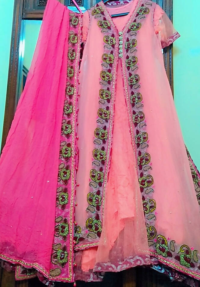 Front open gown Style Frock | Women Locally Made Formals | Medium | Worn Once