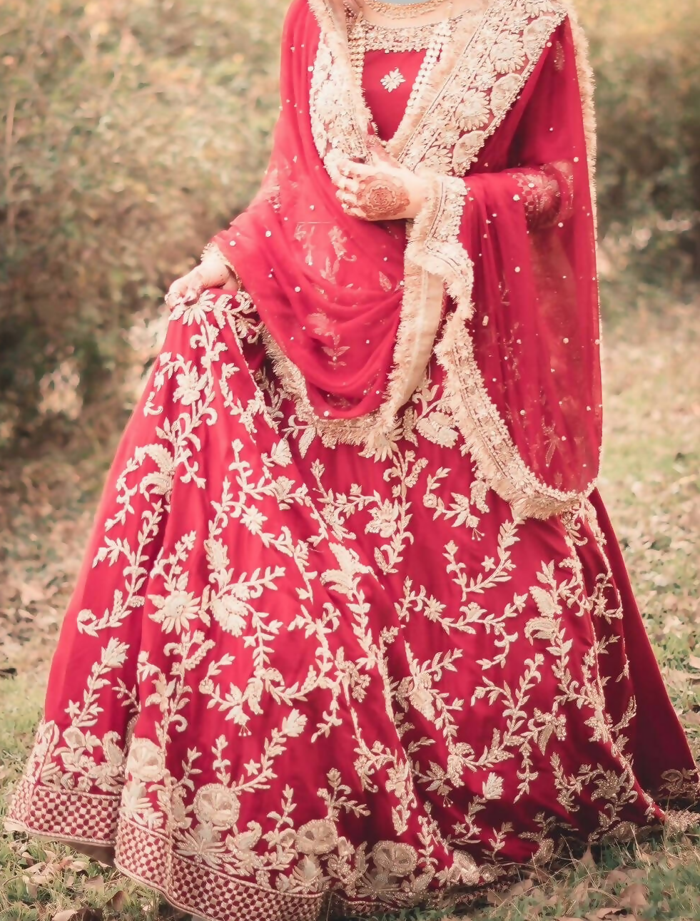 Beautiful Red Bridal Suit | Women Bridals | Small | Worn Once