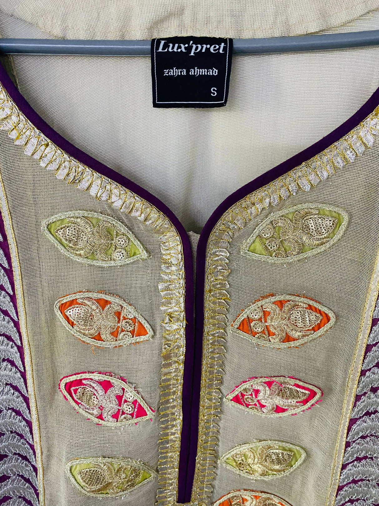 Zahra Ahmed | Formal two piece dress with churidar pyjama | Women Branded Formals | Size Small | Worn Once