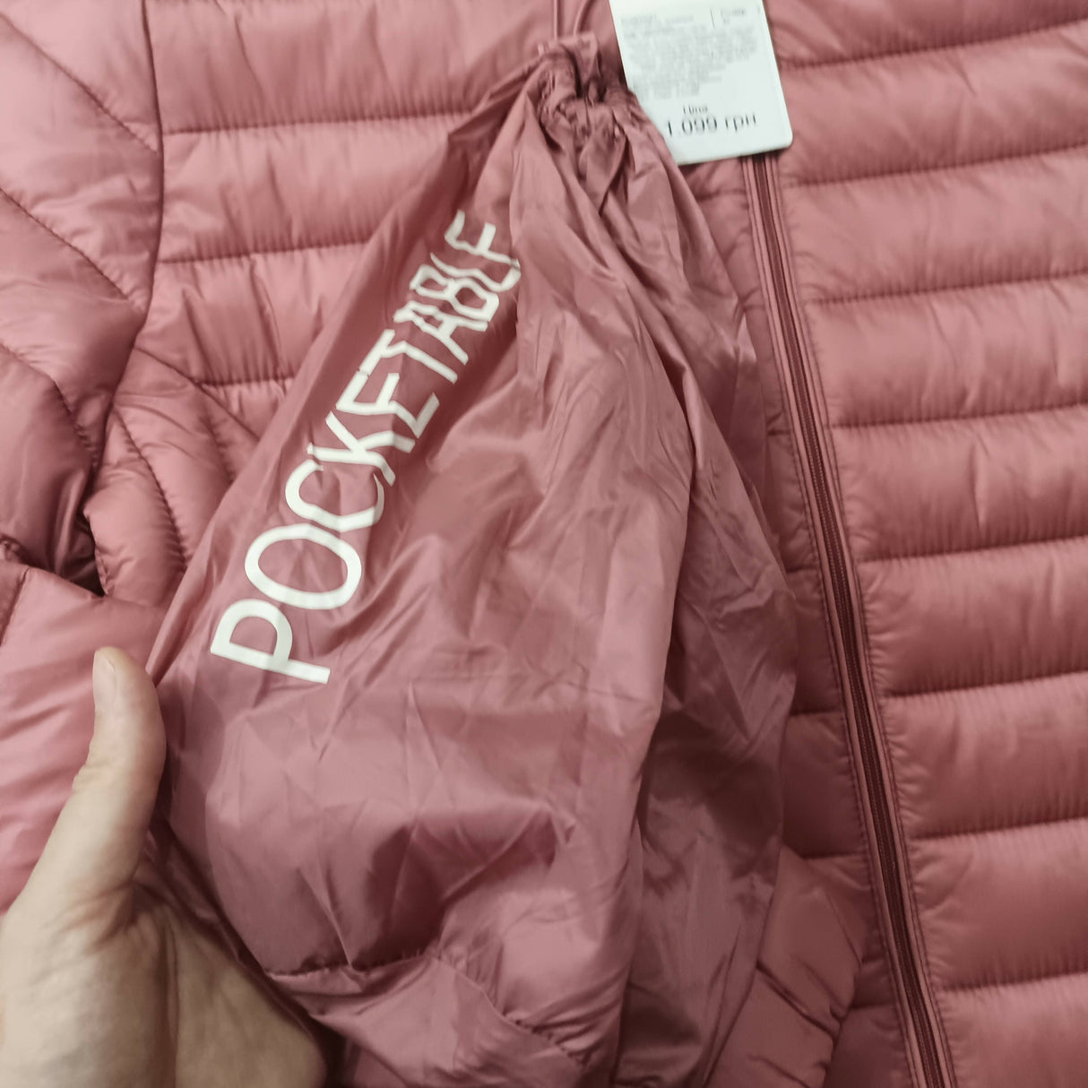 Pink Puffer Jacket | Women Sweaters & Jackets | Large | Brand New with Tags