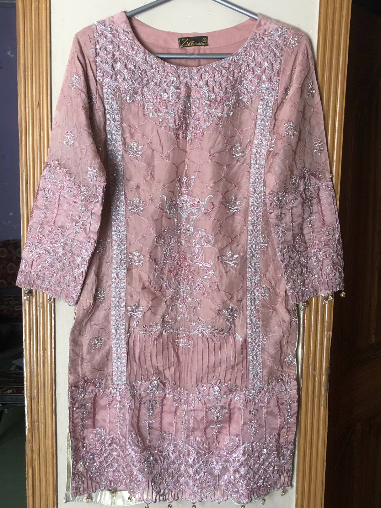 ZME Fashion | 2 Pc Embroidered Dress | Women Branded Formals | Small | New