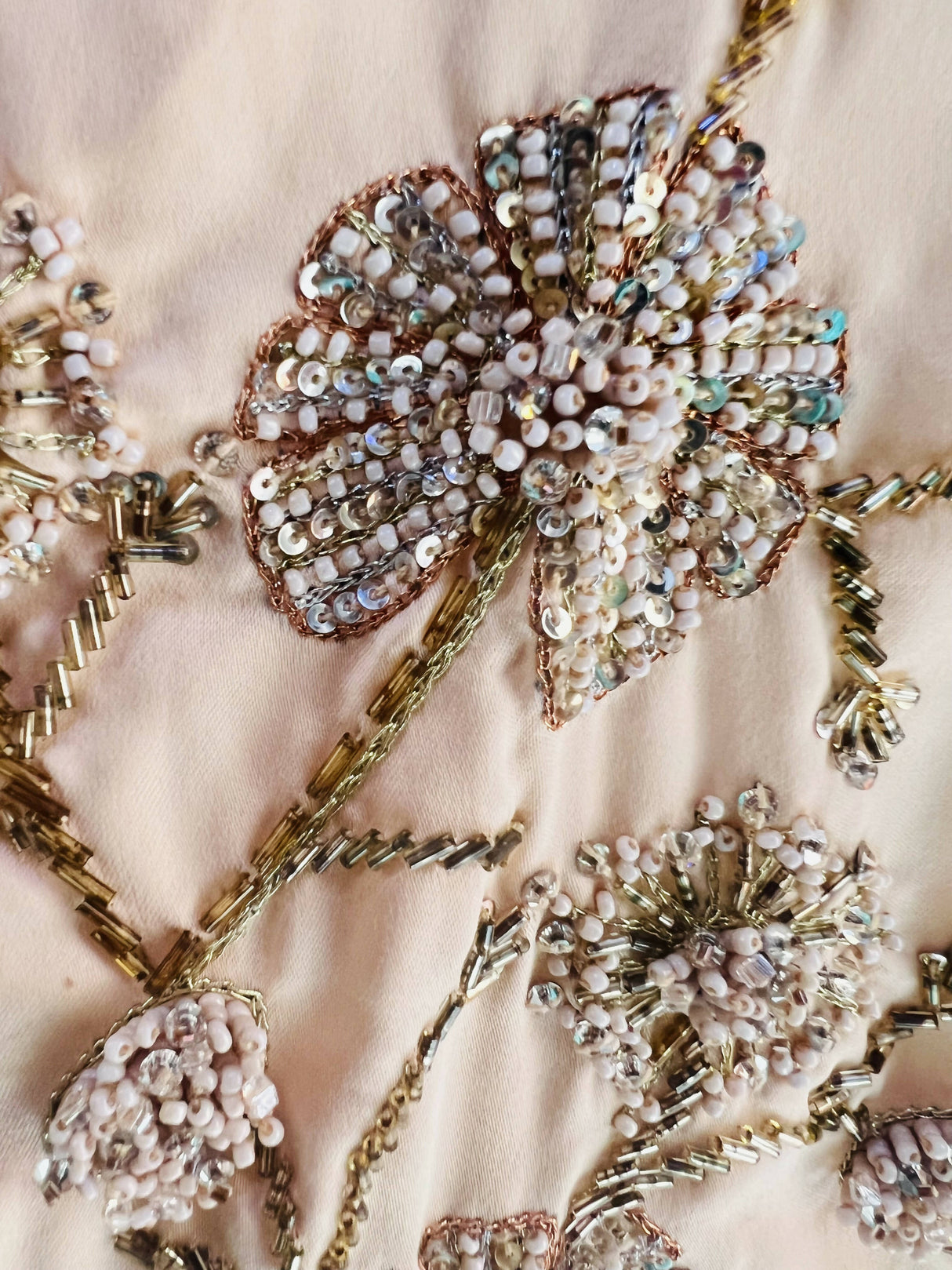 Minnie Minor | Beige Silk and Net Frock | Kids | Girls Skirts & Dresses | 18 to 24 Months |Preloved