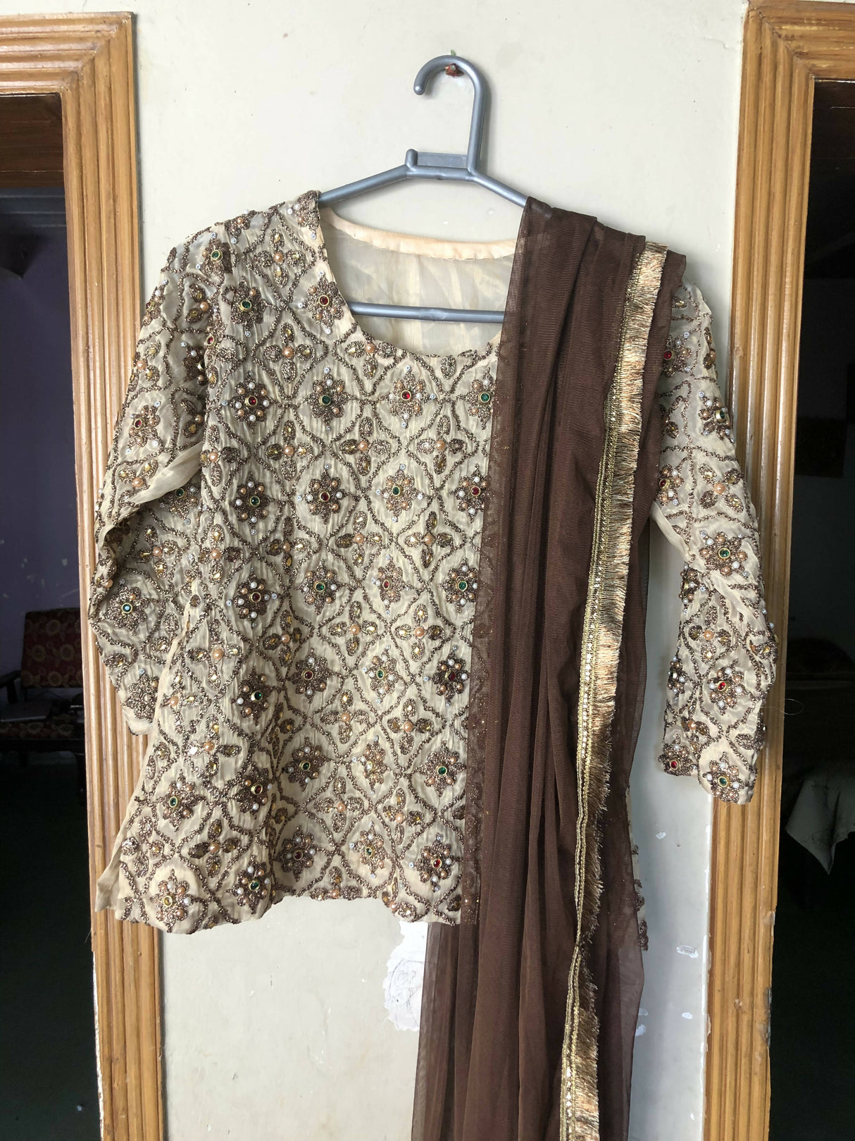3 PC Ghaghra Choli | Women Locally Made Formals | Medium | Worn once