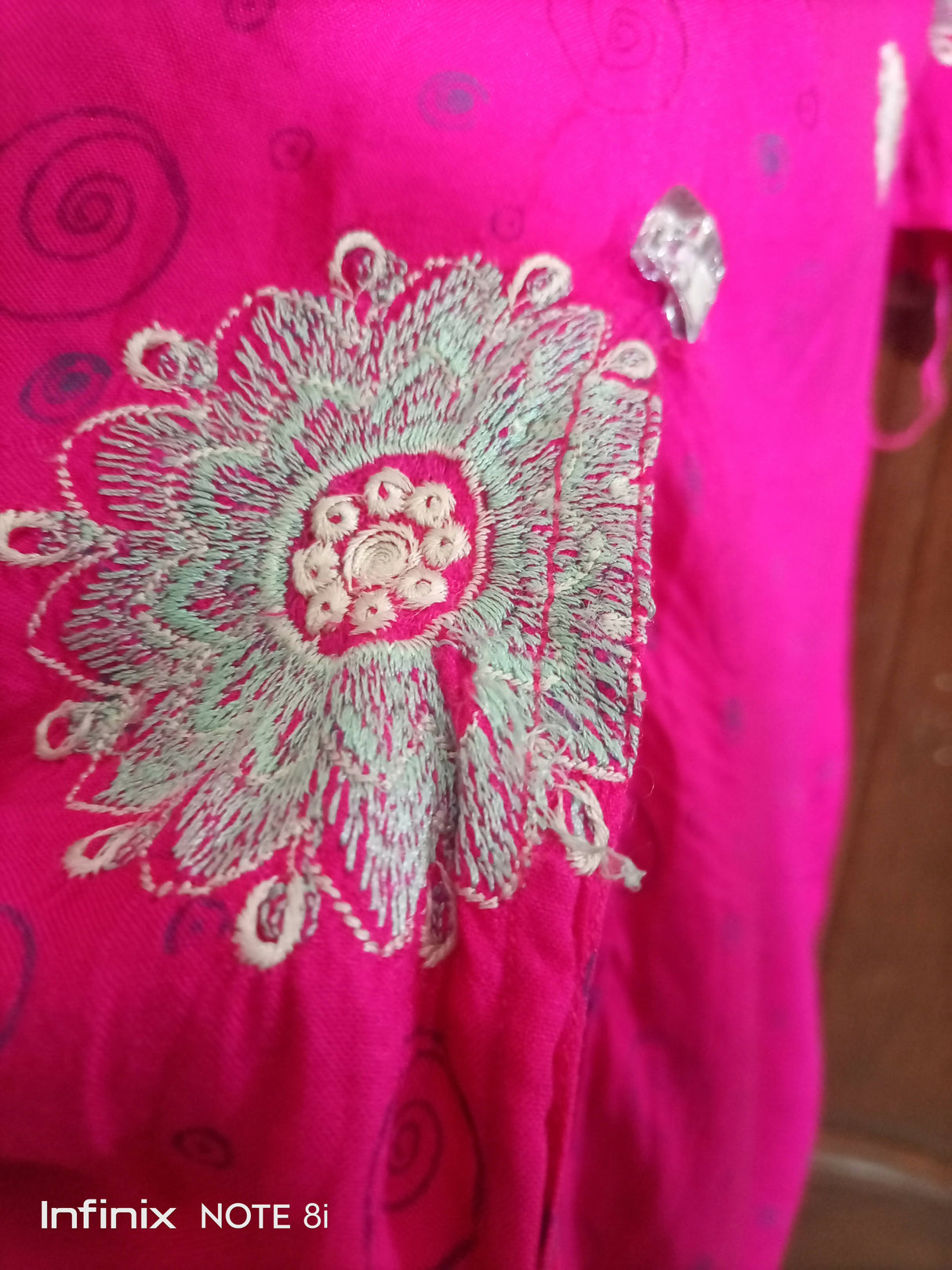 Embroidered linen Kurta | Women Locally Made Kurta | Medium | Worn Once