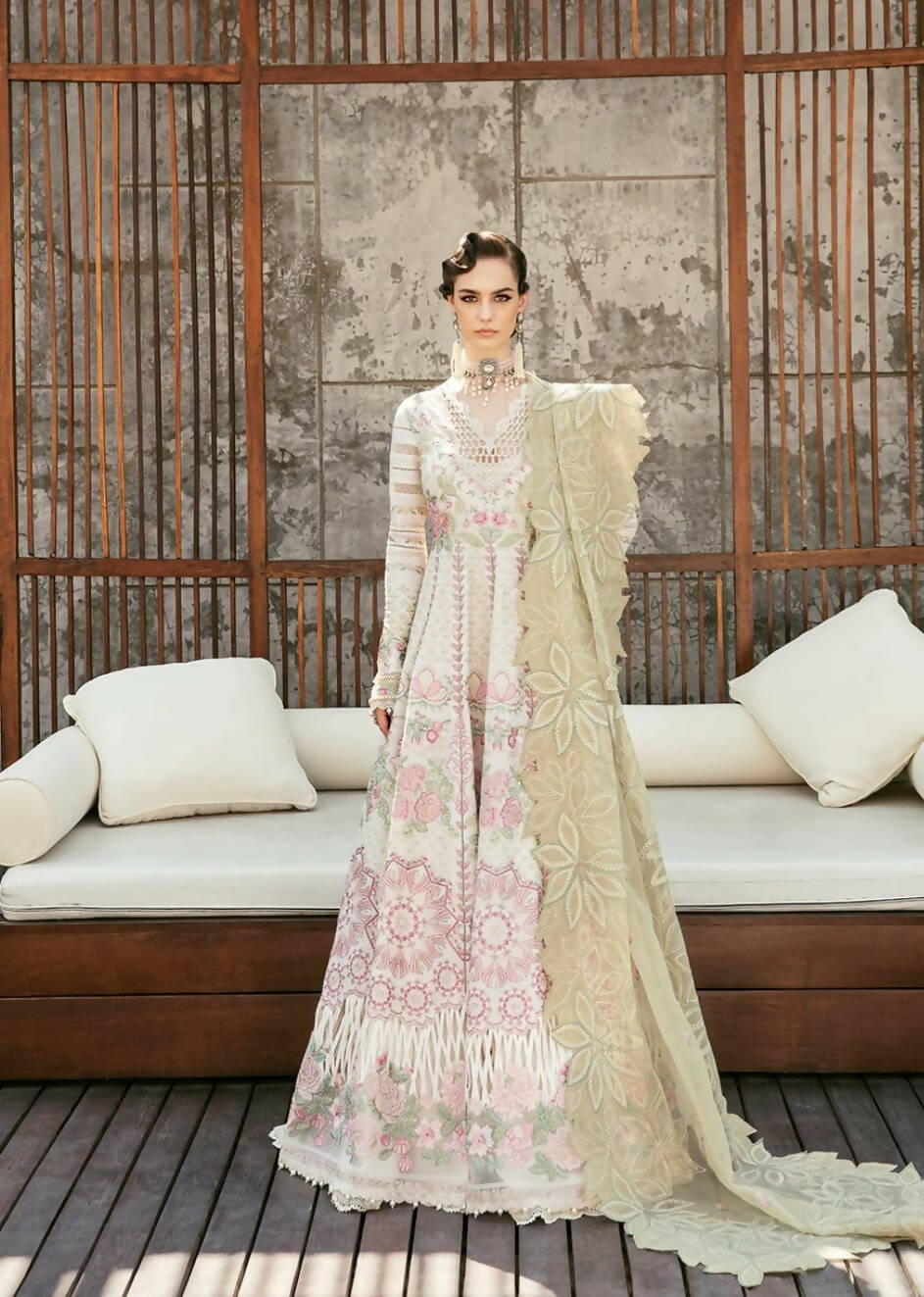 Republic | Heavily Embroidered Frock | Women Frocks & Maxis | Small |Worn Once