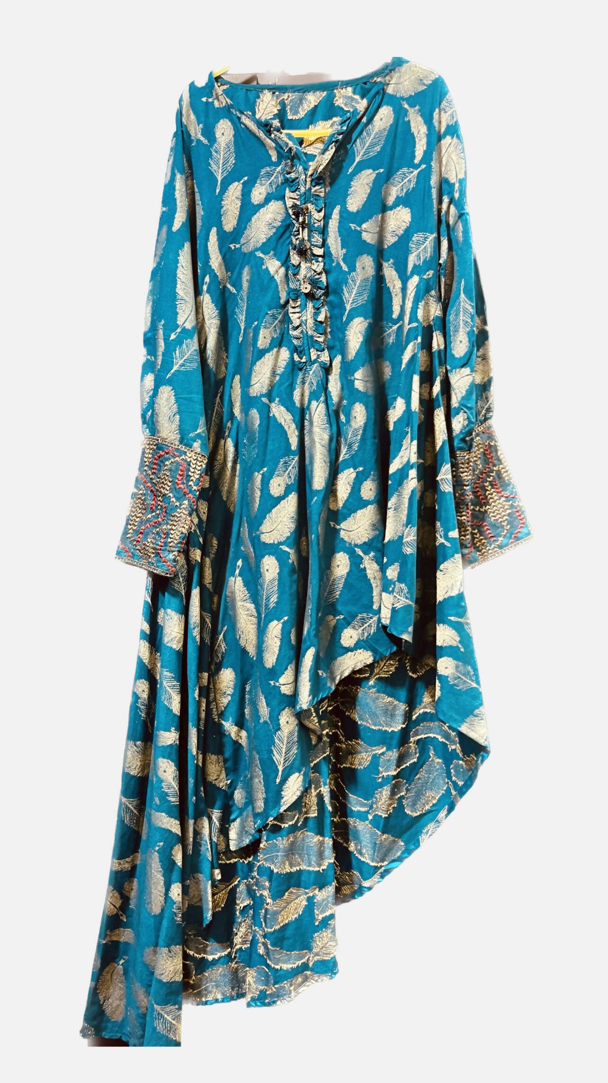 Limelight | Blue Jacquard Kurta | Women Branded Kurta | Medium | Worn Once