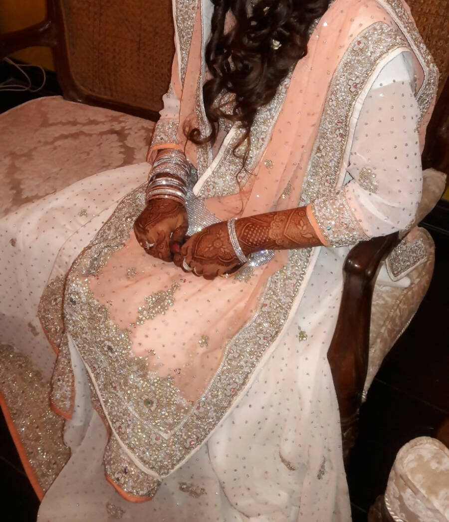 Bridal Lehnga | Festive Peach Suit | Women Bridals | Medium | Worn Once