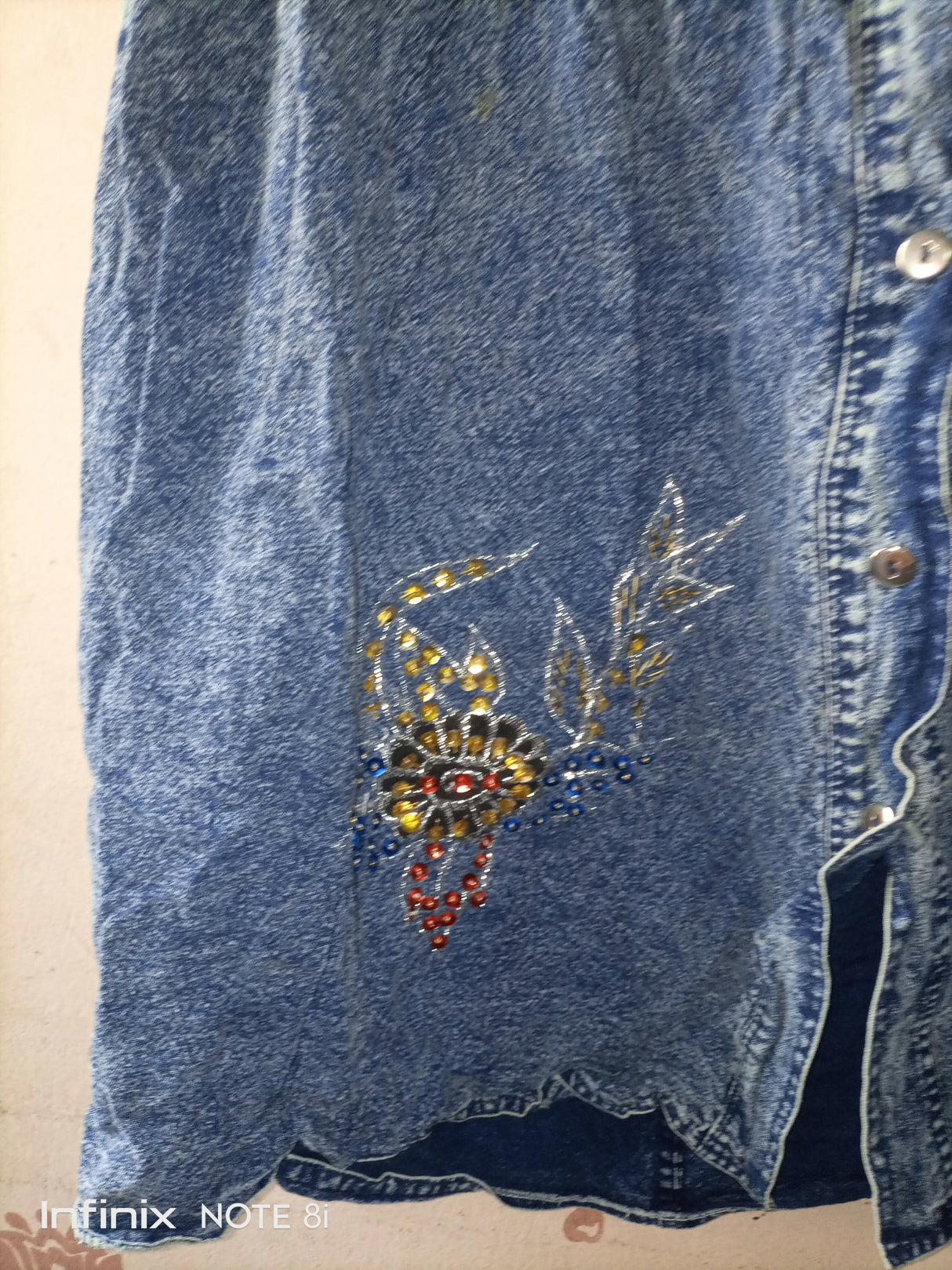 Jeans skirt for girls | Girls Skirts & Dresses | Size: 7 to 10 years | Worn Once