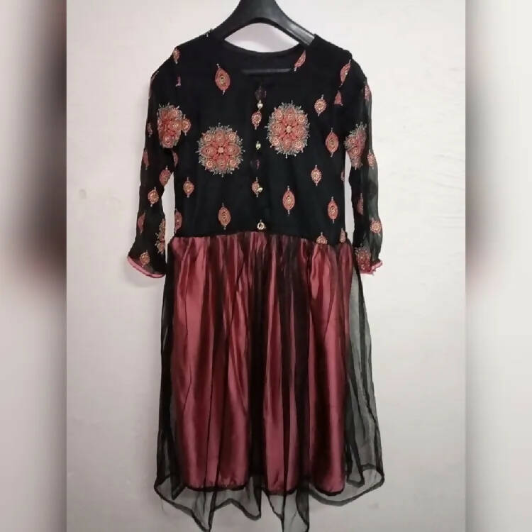 Stylish Net Formal Frock | Women Frocks & Maxis | Medium | New