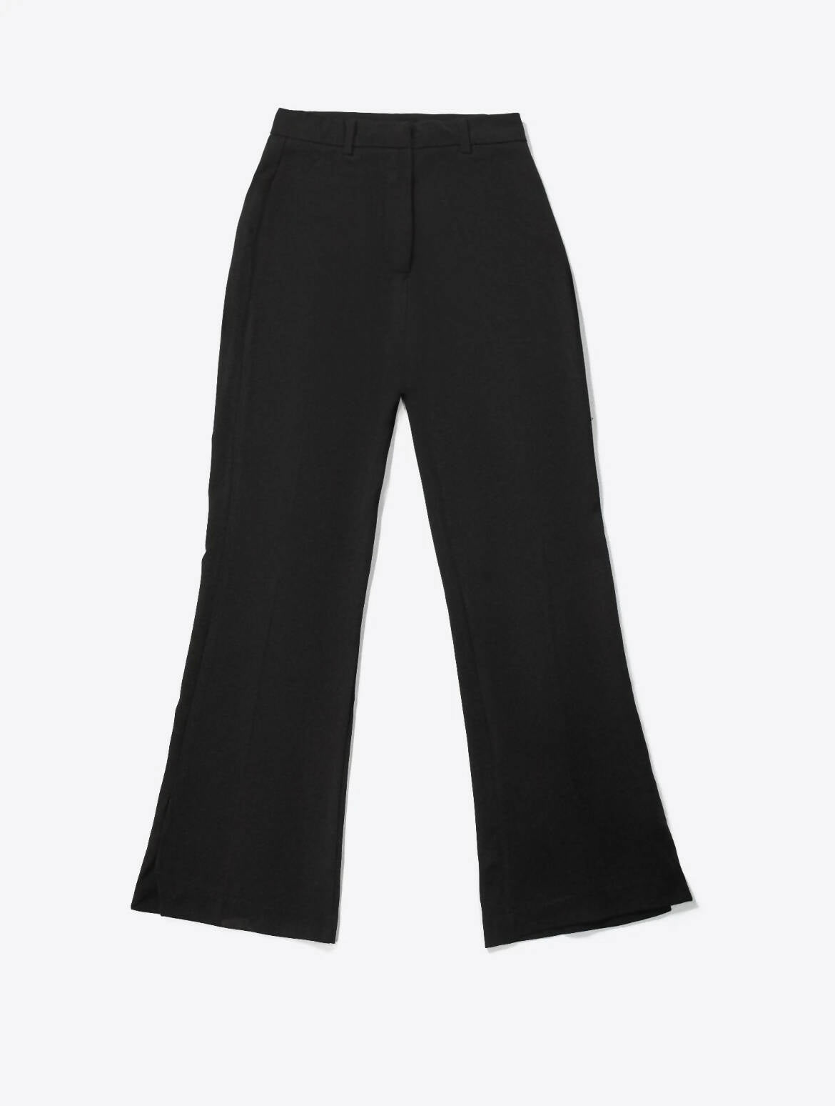 Raiment61 | Black Flared Side Slit Pants |Women Bottom & Pants | Medium | Brand New