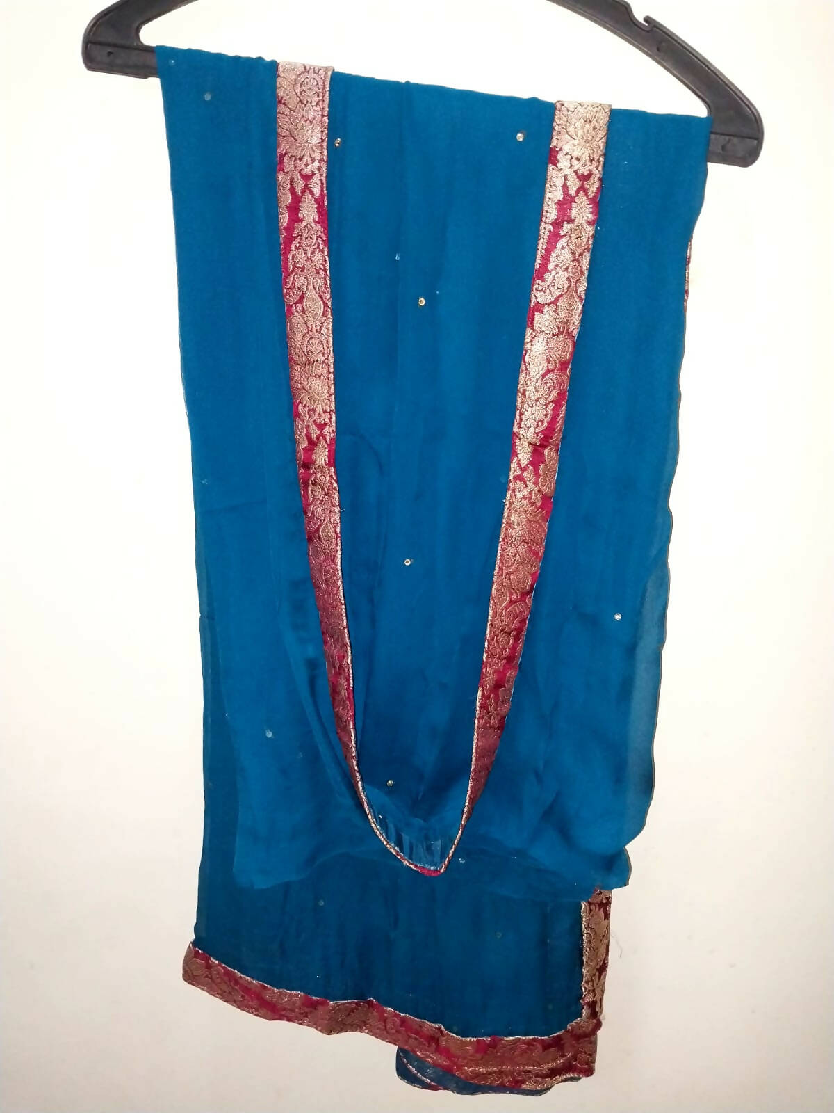 Stylish Teal color Party wear Dress | Women Locally Made Formals | Large | Preloved