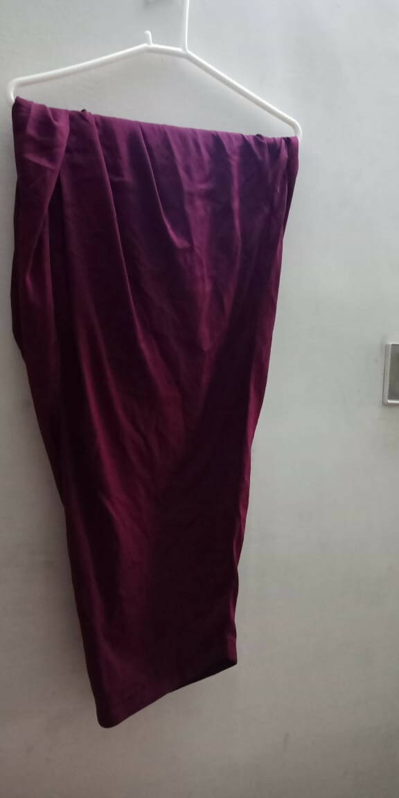 Purple Color Embroidery Frock | Women Frocks & Maxis | Large | Worn Once
