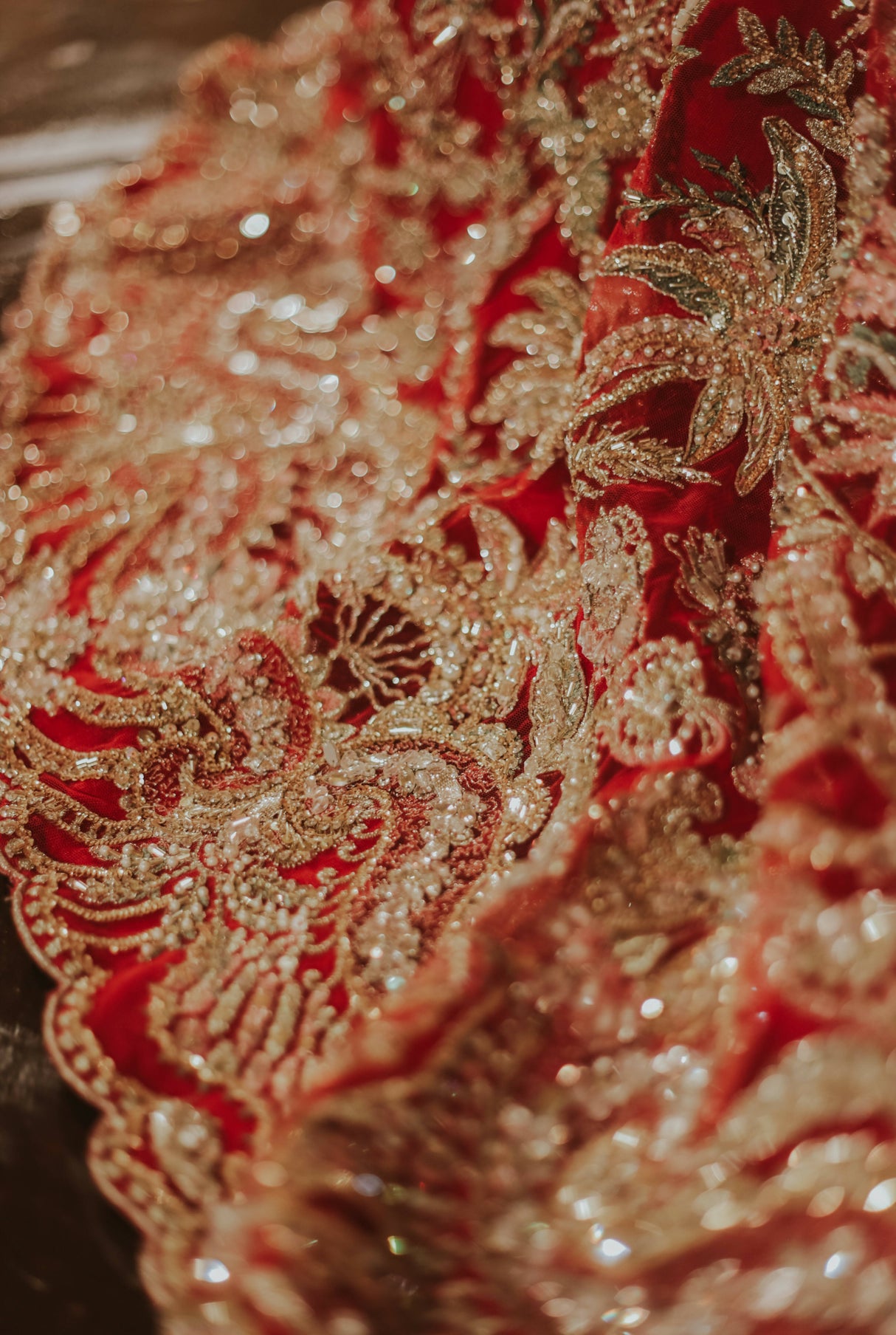 Suffuse Rose wood Bridal wear | Women Bridals | Small | Worn Once