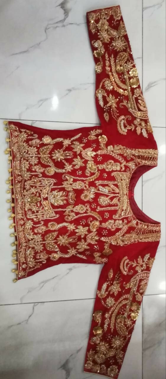 Red Charming Bridal Lehnga | Women Bridals | Medium | Worn Once