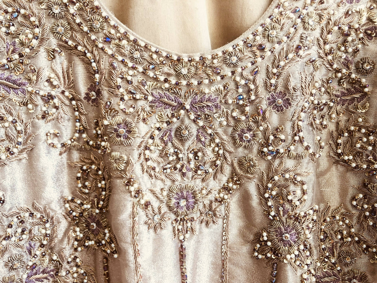 Fancy embellished 3 Piece Dress | Women Locally Made Formals | Medium | Worn Once