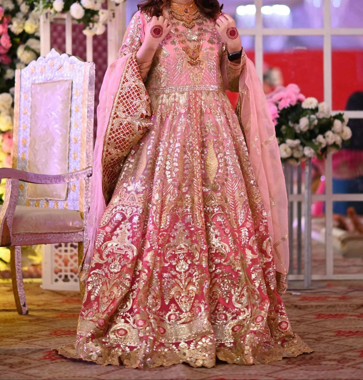 Pink Lehnga Formal Suit | Women Locally Made Formals | Medium | Worn Once