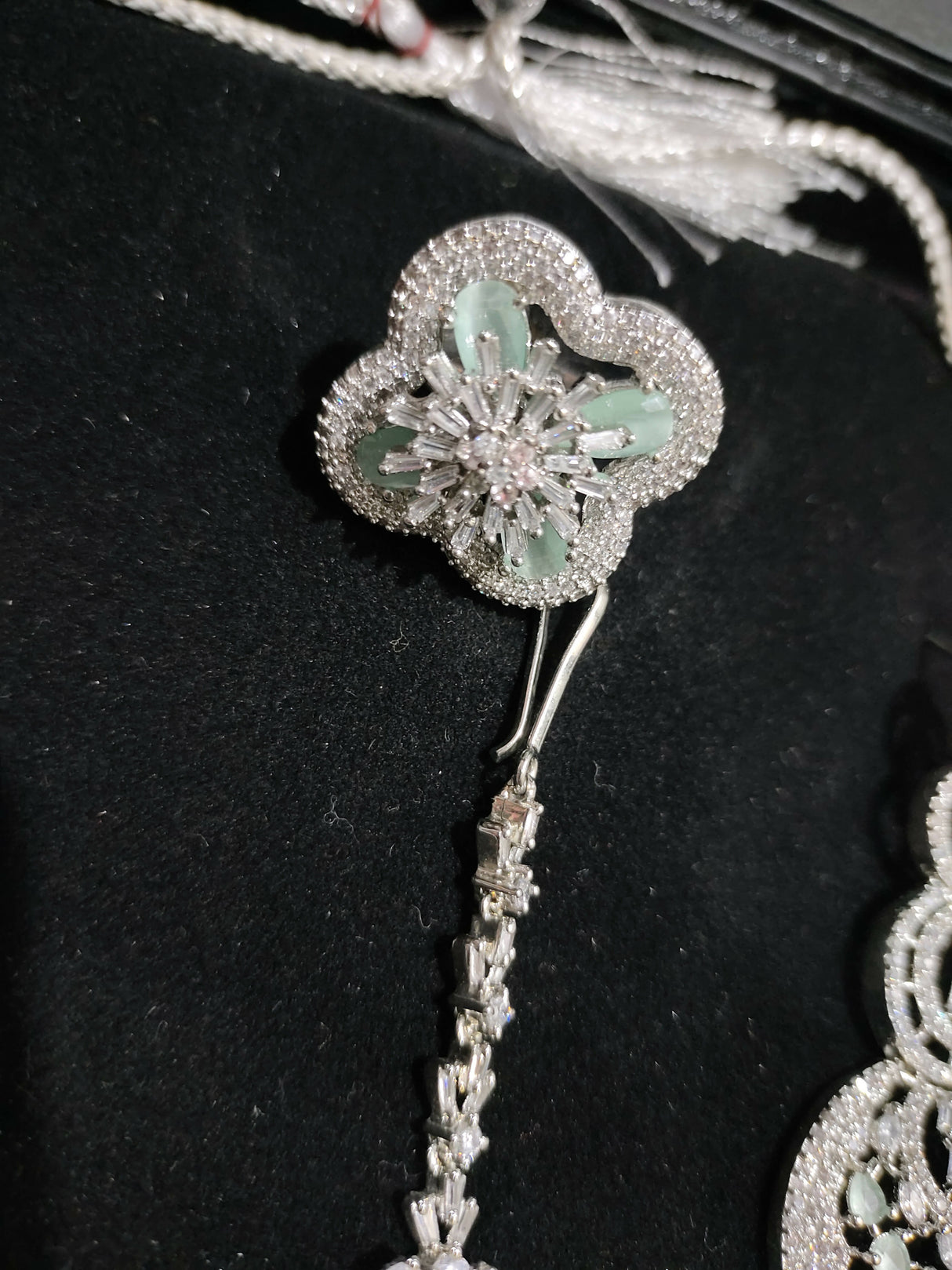 Mint and Silver Bridal Jewelry | Women Jewelry | Preloved