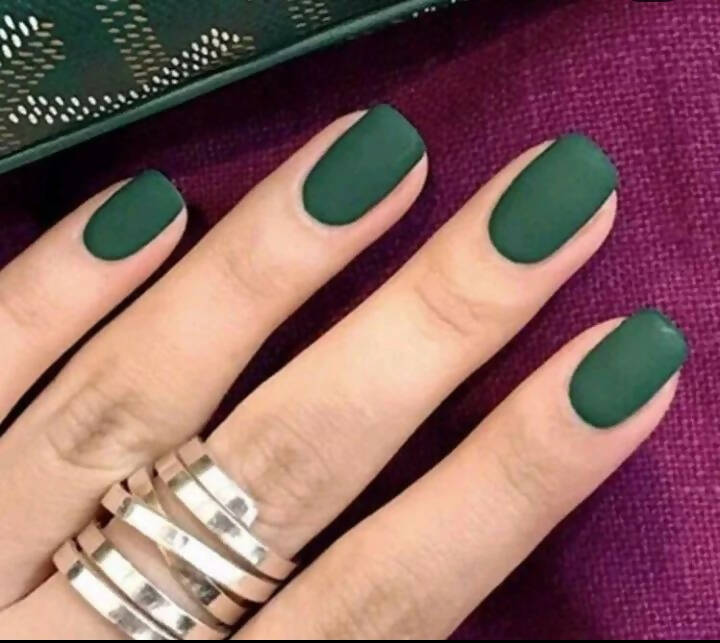 SHEIN | 24pcs short square Fake Nails | Women Beauty | Brand New