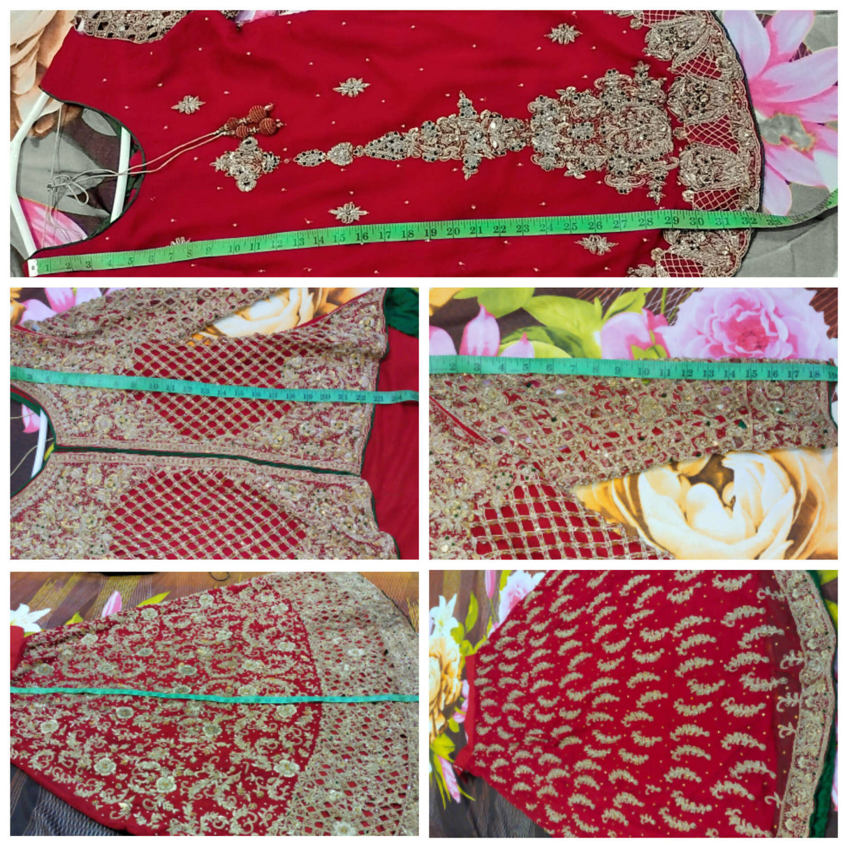 Arit Bridal Studio | Red Festive Baraat Lehaga | Women Bridals | Medium | Worn Once