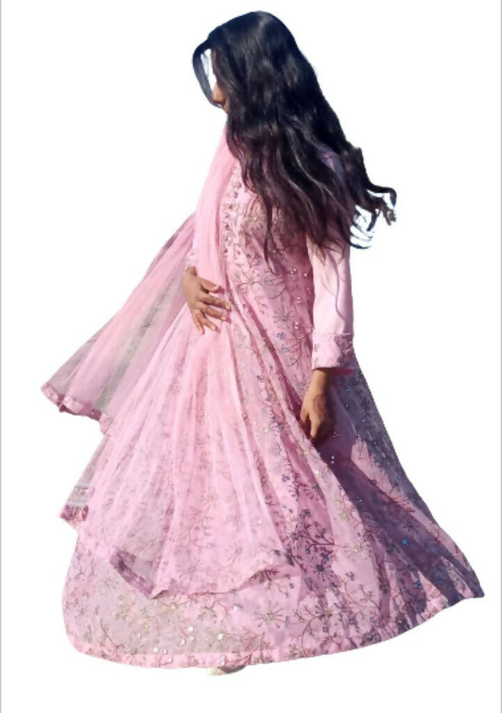 Pink Maxi (Size: M )| Women Frocks & Maxis | New