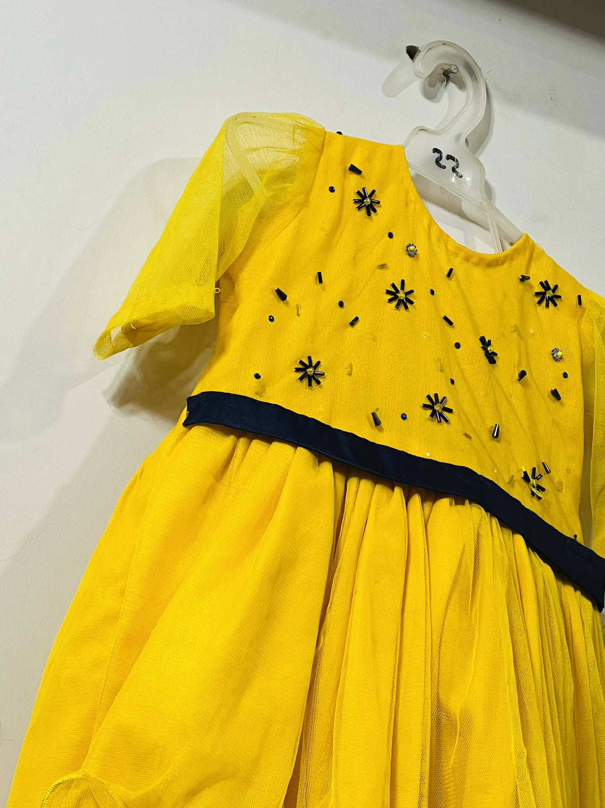 Yellow Frock | Kids | Girls Skirts & Dresses | Size: 2 & 4 Years | Worn Once