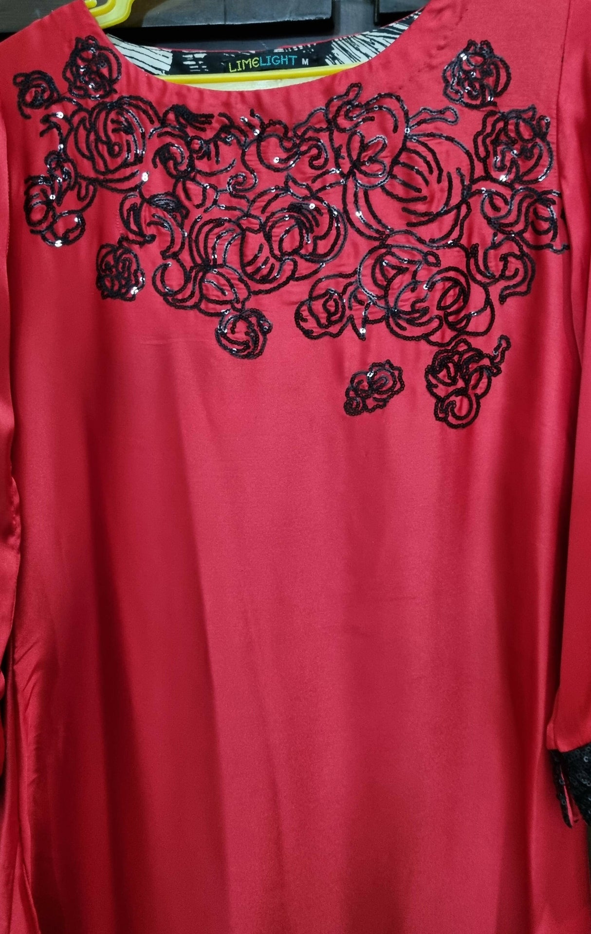 Limelight | Red color Kurta | Women Branded Kurta | Medium | Worn Once