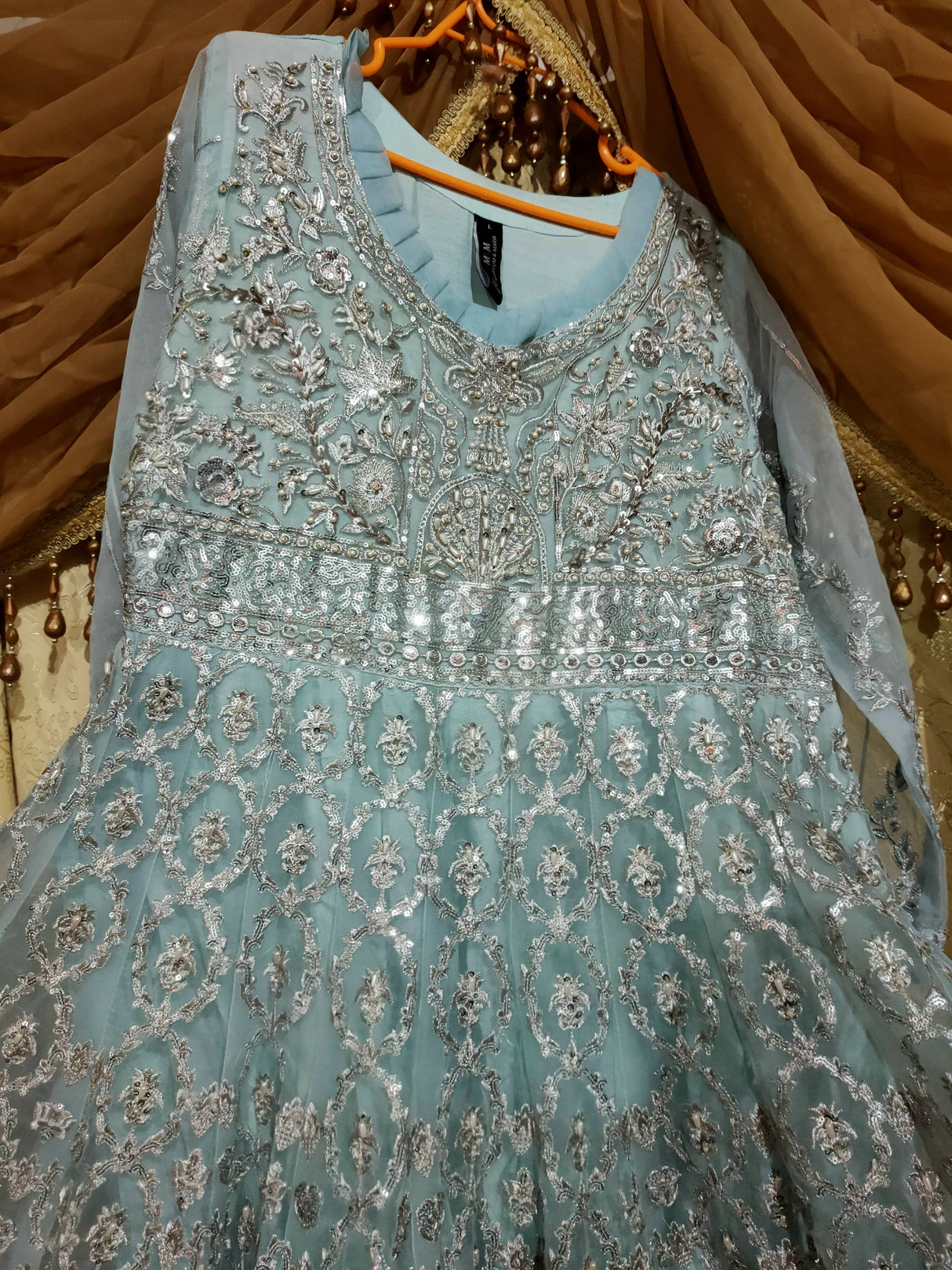 Heavily Embroideredd Maxi | Women Frocks & Maxis | Large | Worn Once