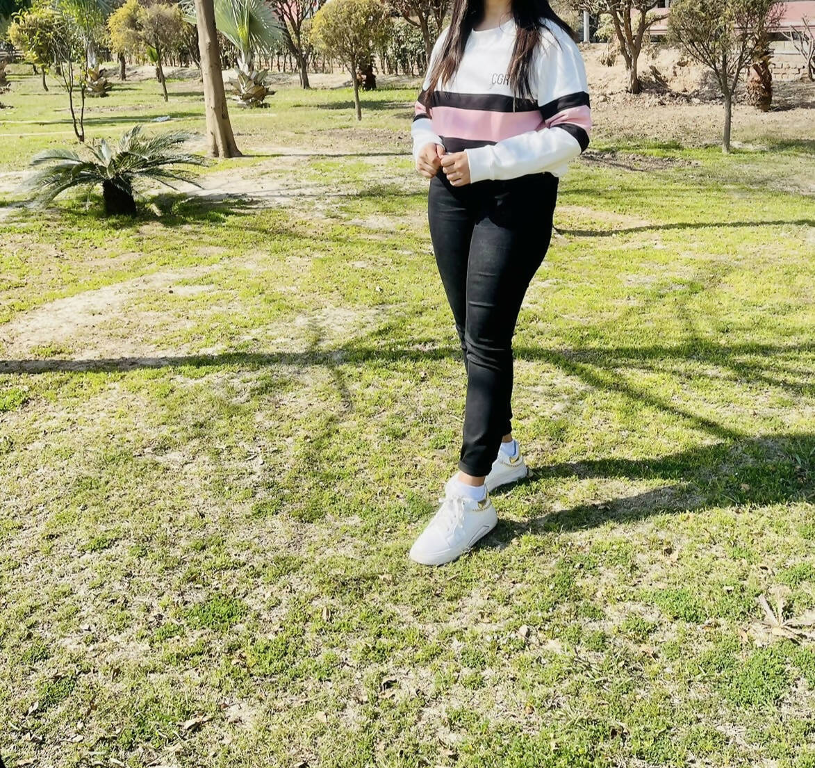 Cougar | Sweatshirt White | Women Tops & Shirts | All Size | Worn Once