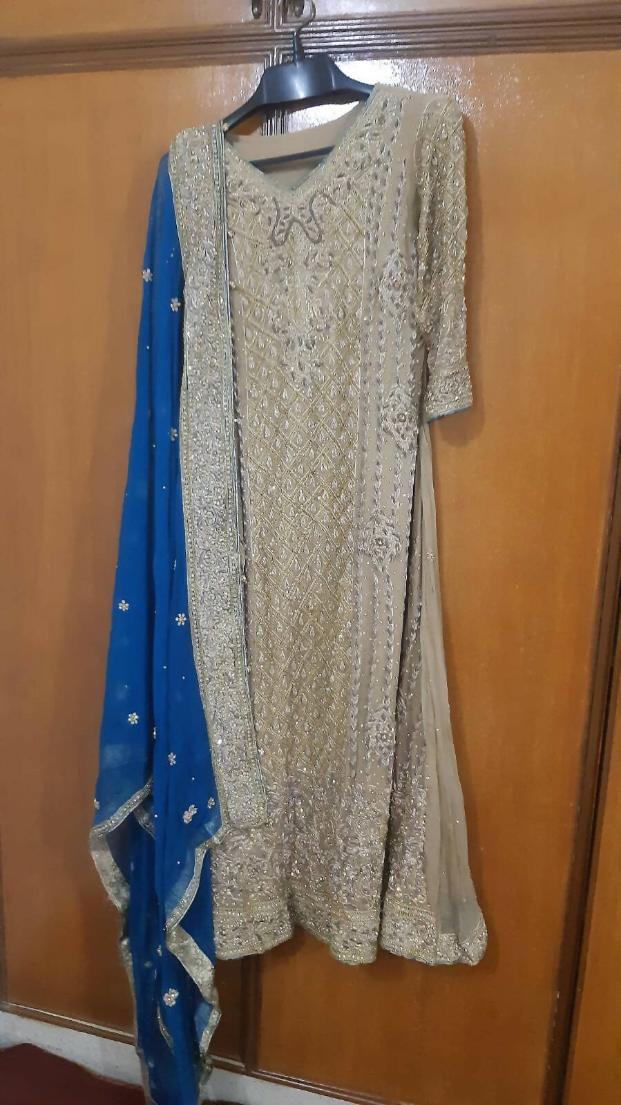 Formal Pastel Bridal Maxi | Women Bridals | Medium | Preloved