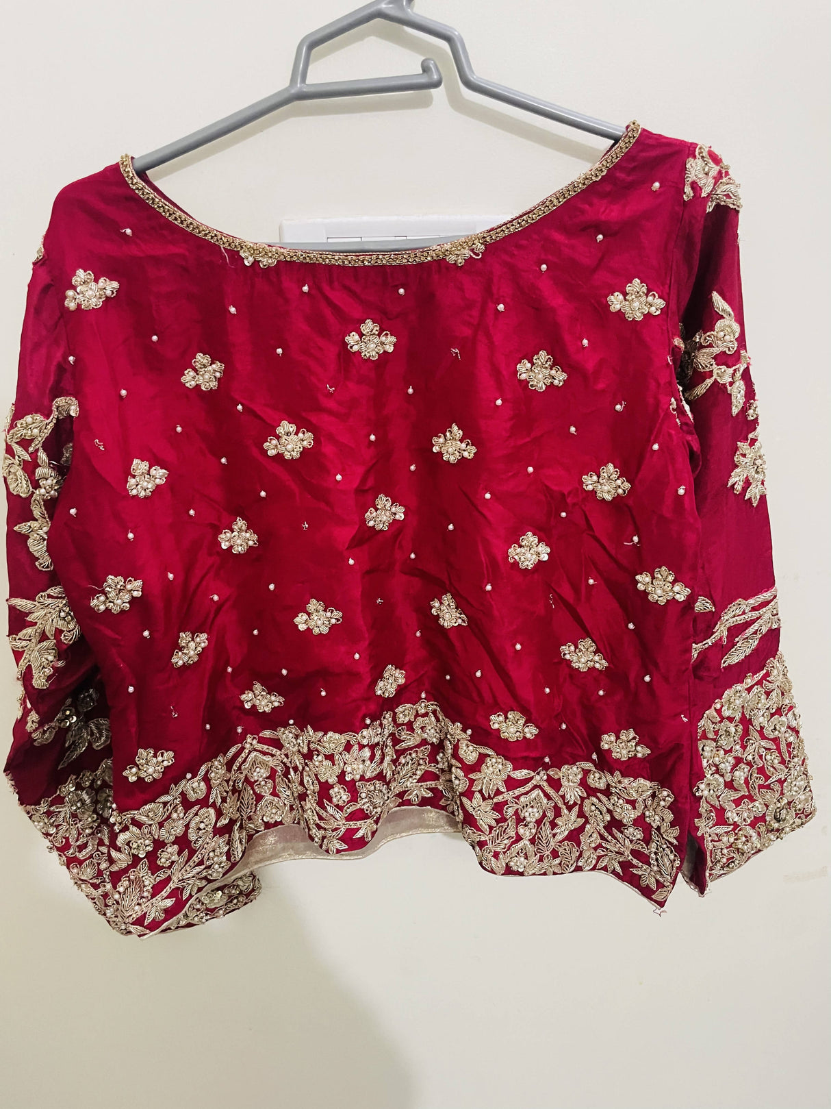 Regal Red Baraat Bridal Lehnga | Women Bridals | Medium | Worn Once