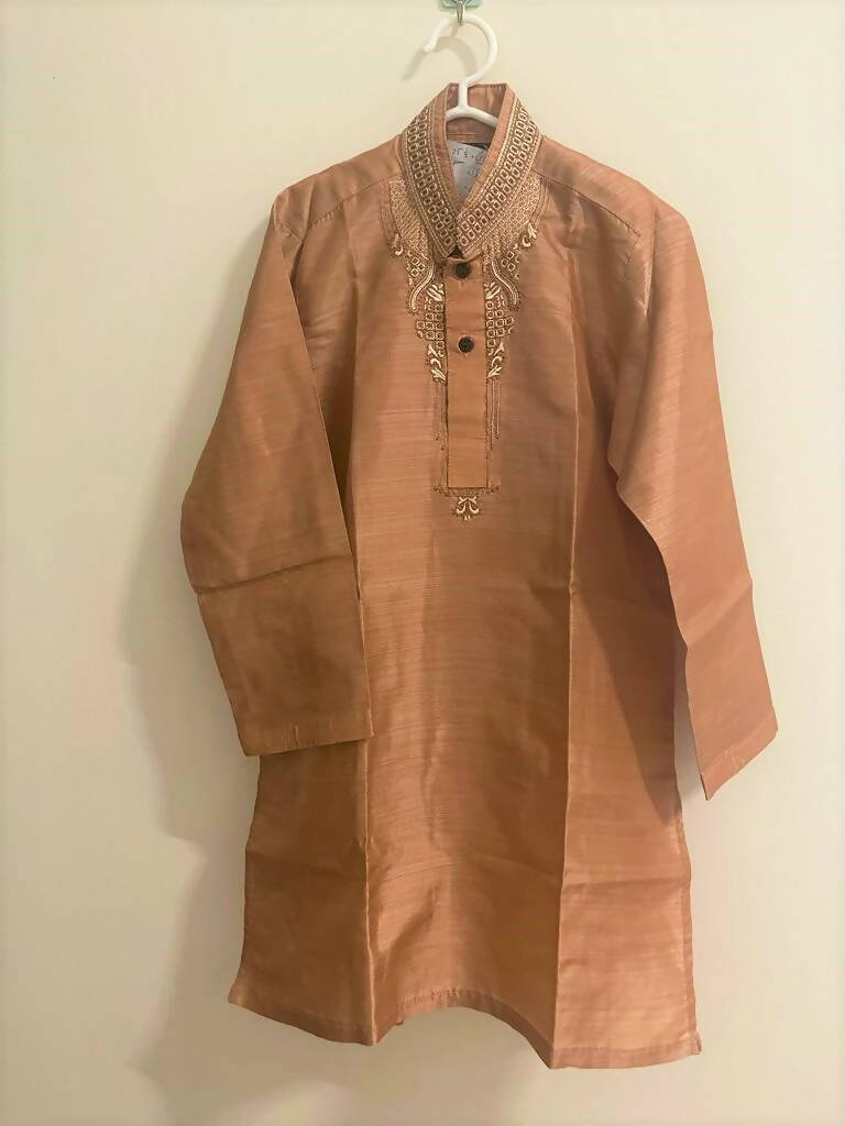 Brown Kurta (Size 16) | Boys Shalwar Kameez | Preloved