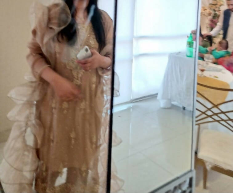 3 PC Embroidered Suit | Women Locally Made Formals | Medium | Worn Once