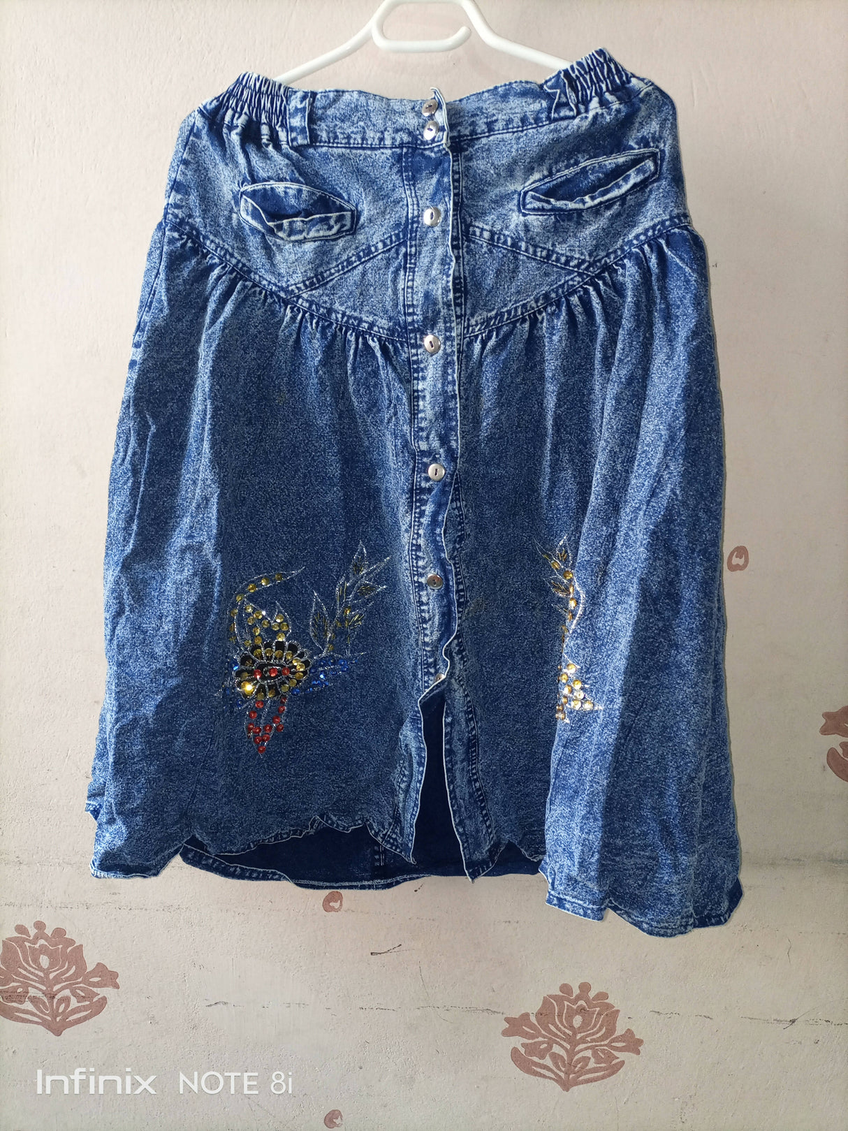Jeans skirt for girls | Girls Skirts & Dresses | Size: 7 to 10 years | Worn Once