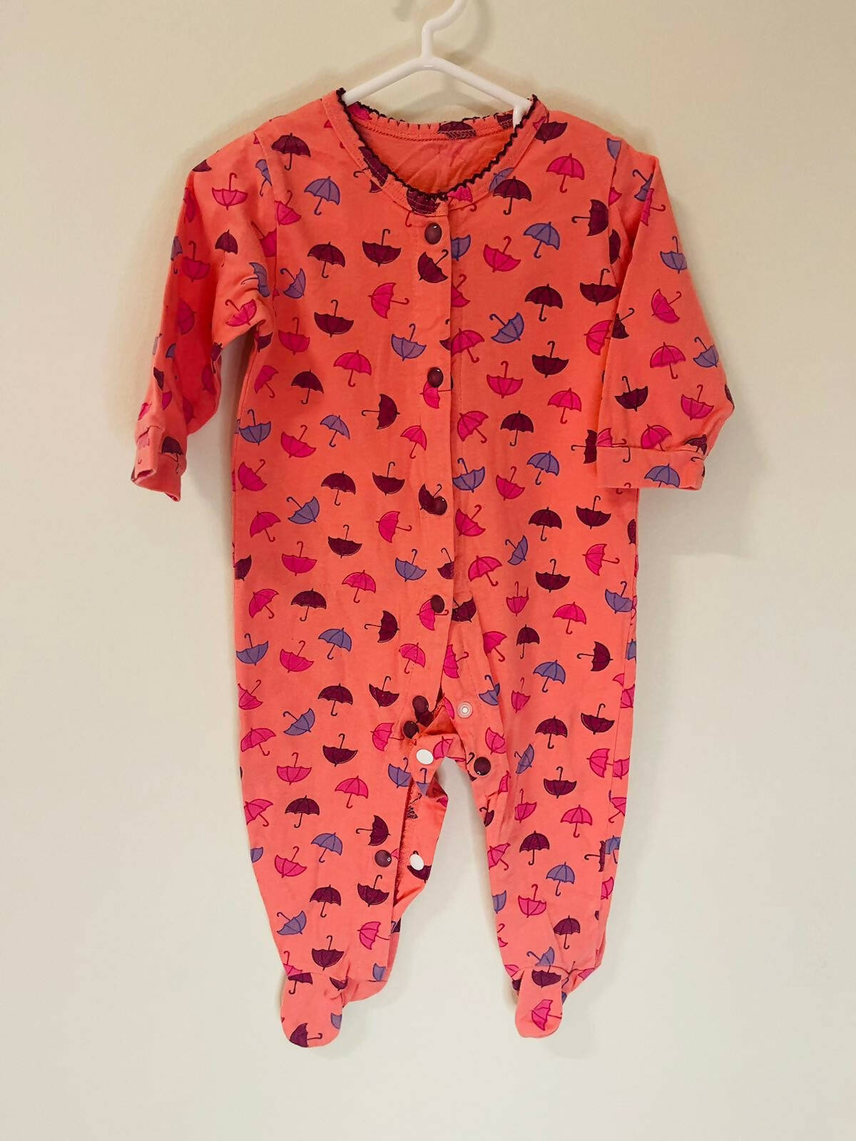 Pink Onesie | Baby Bodysuits & Onesies | Size 3-6 months | Preloved