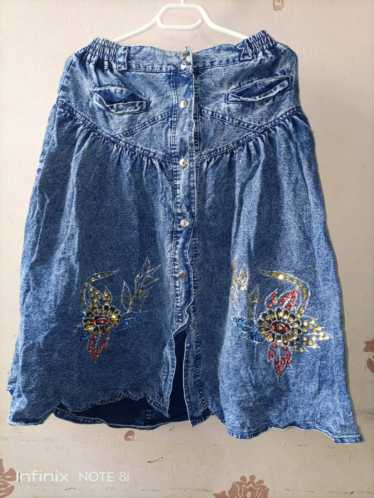 Jeans skirt for girls | Girls Skirts & Dresses | Size: 7 to 10 years | Worn Once