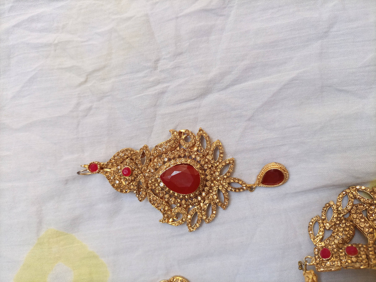 Bridal jewellery set | Wedding Jewelry | 5 Pcs | Preloved
