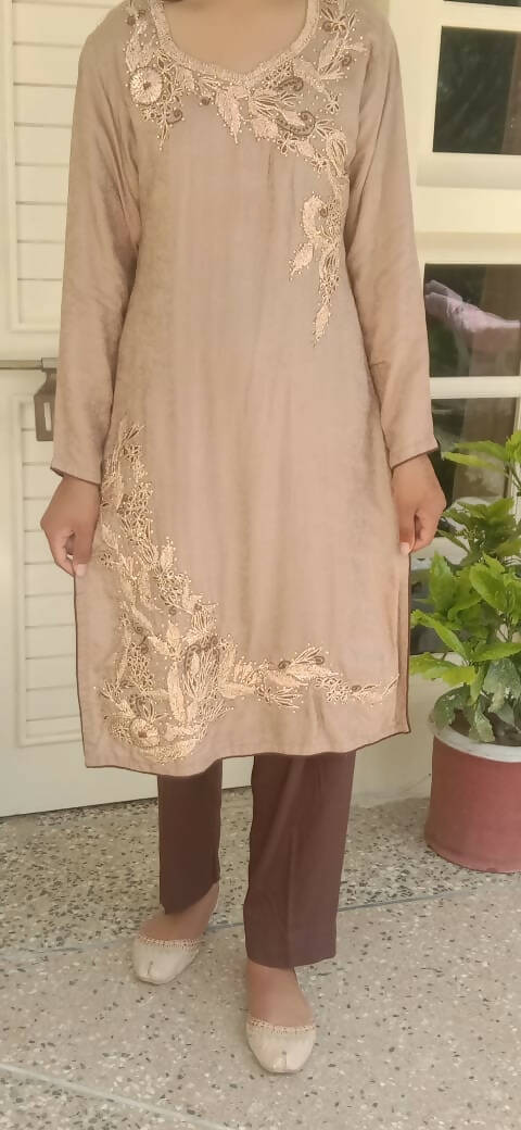 Linen Kurta & Trouser| Women Locally Made Kurta | Small | New