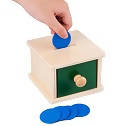 Coin Drop Box | Montessori Toy | Kids Toys & Baby Gear | Brand New