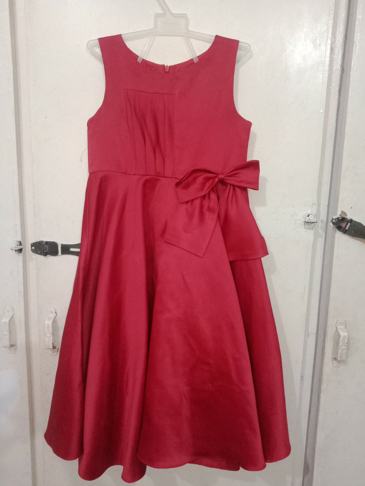 Red silk dress | Kids | Girls Skirts & Dresses | 7-8 Year | Preloved