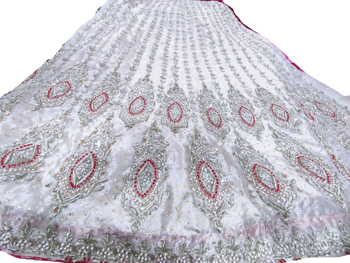 Bridal Fancy Organza Maxi | Women Bridals | Medium | Worn Once