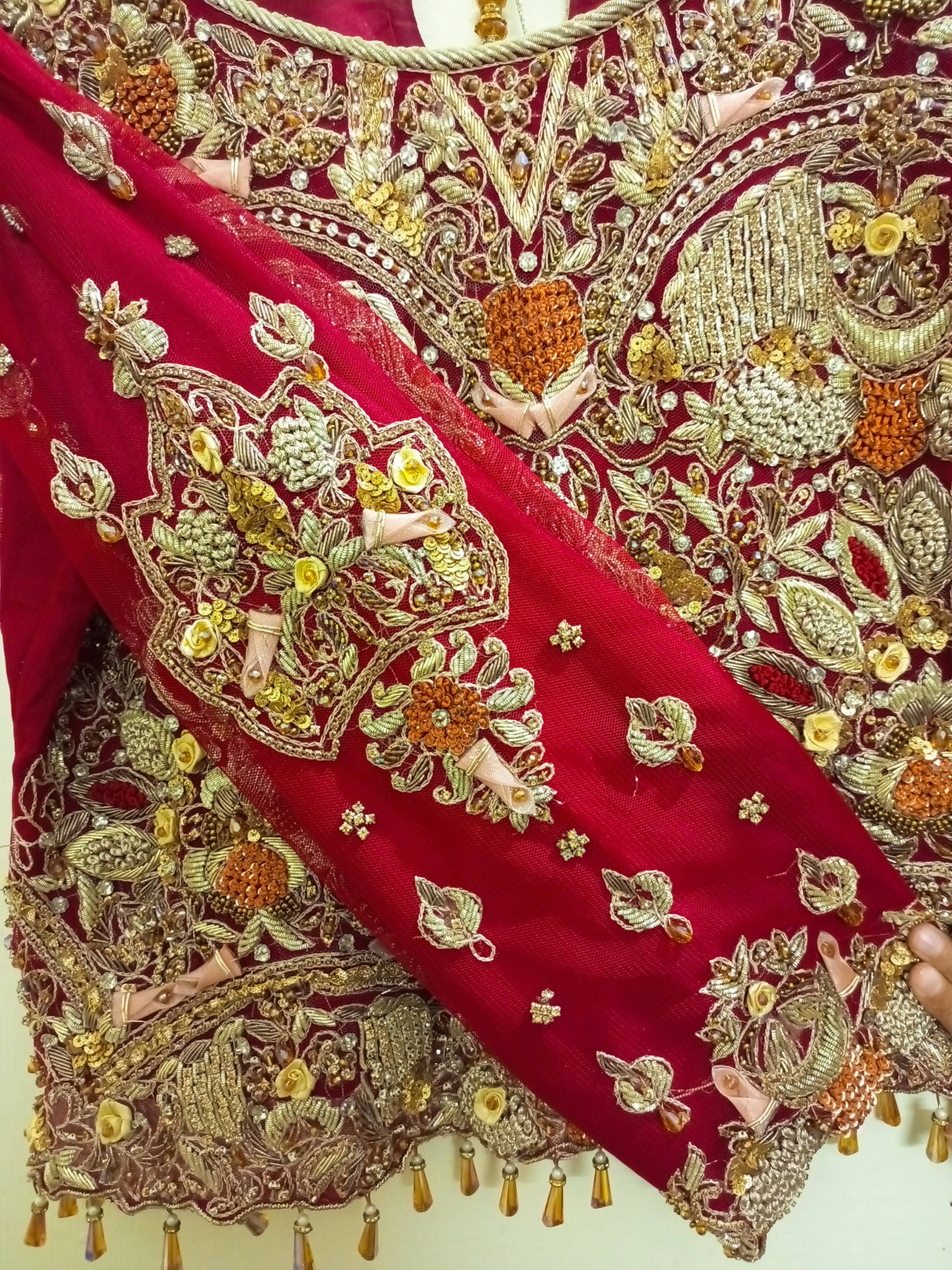 Red Captivating Suit | Women Bridals | Medium | Worn Once
