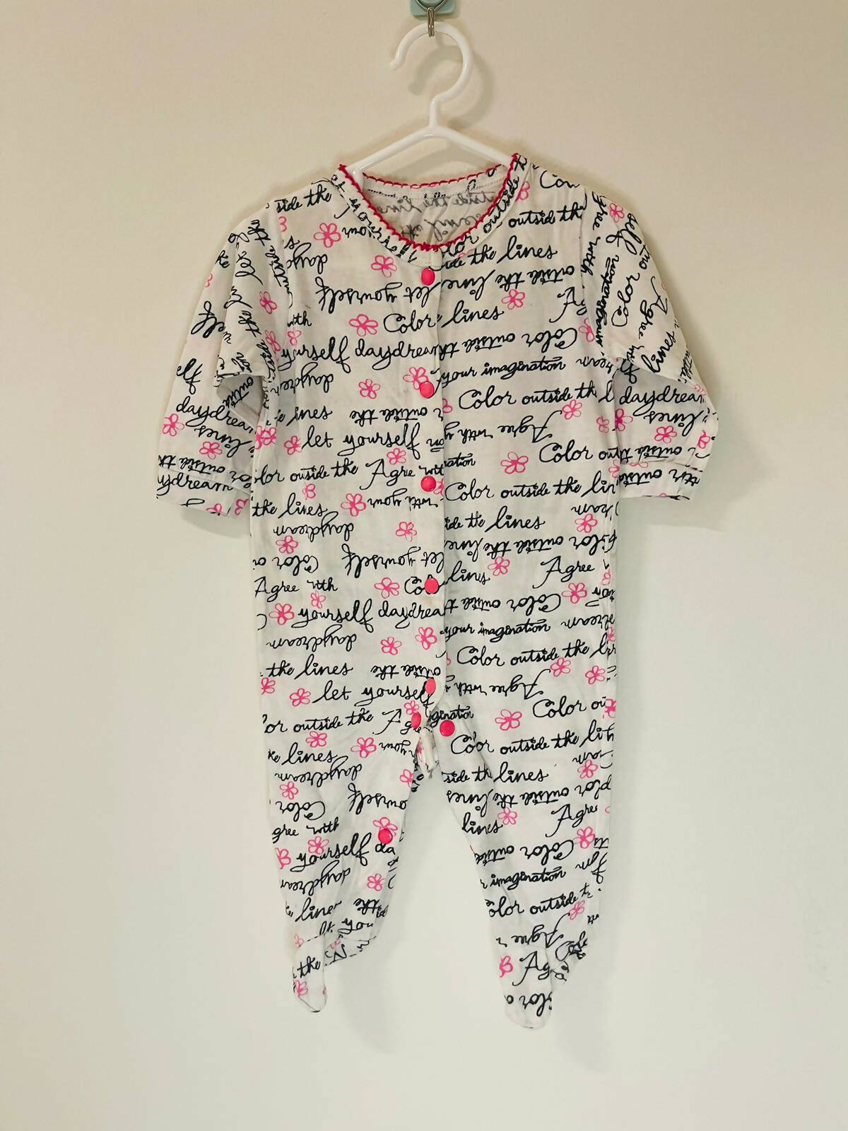 White Onesie | Baby Bodysuits & Onesies | Size: 3-6 months | Preloved