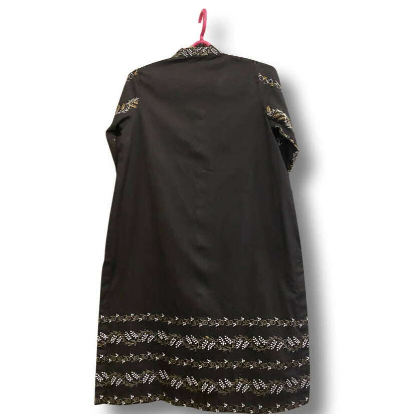 Ideas By GulAhmed | Black Kurta | Women Branded Kurta | XSmall | New