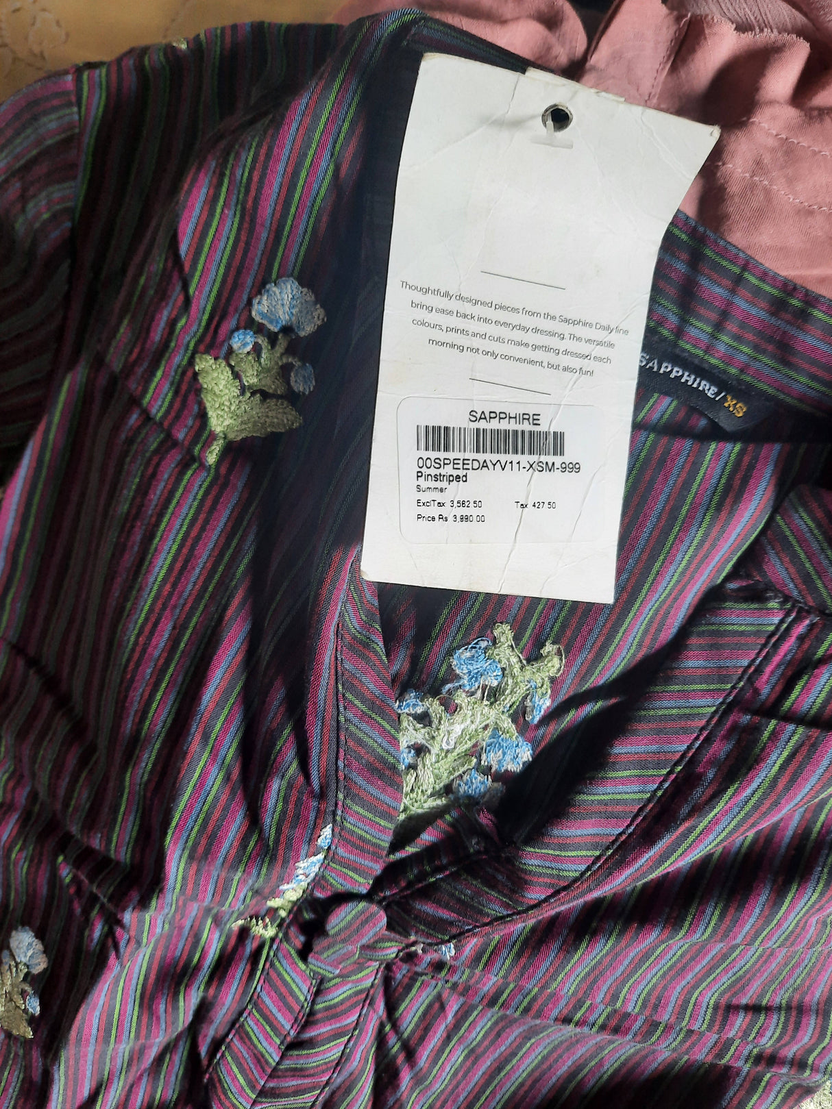 Sapphire | Women Branded Kurta | XSmall | Brand New with Tags