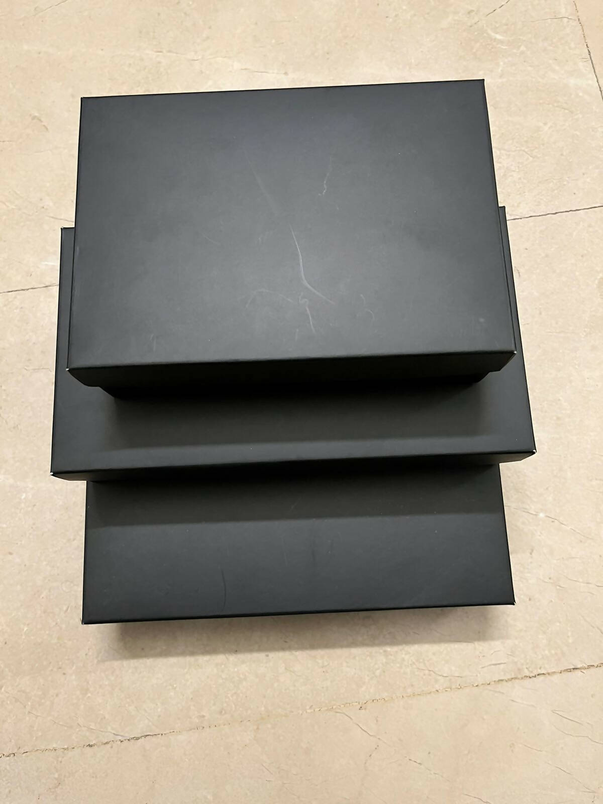 Black Gift Boxes | Corporate Gifts | Set of 3 | New