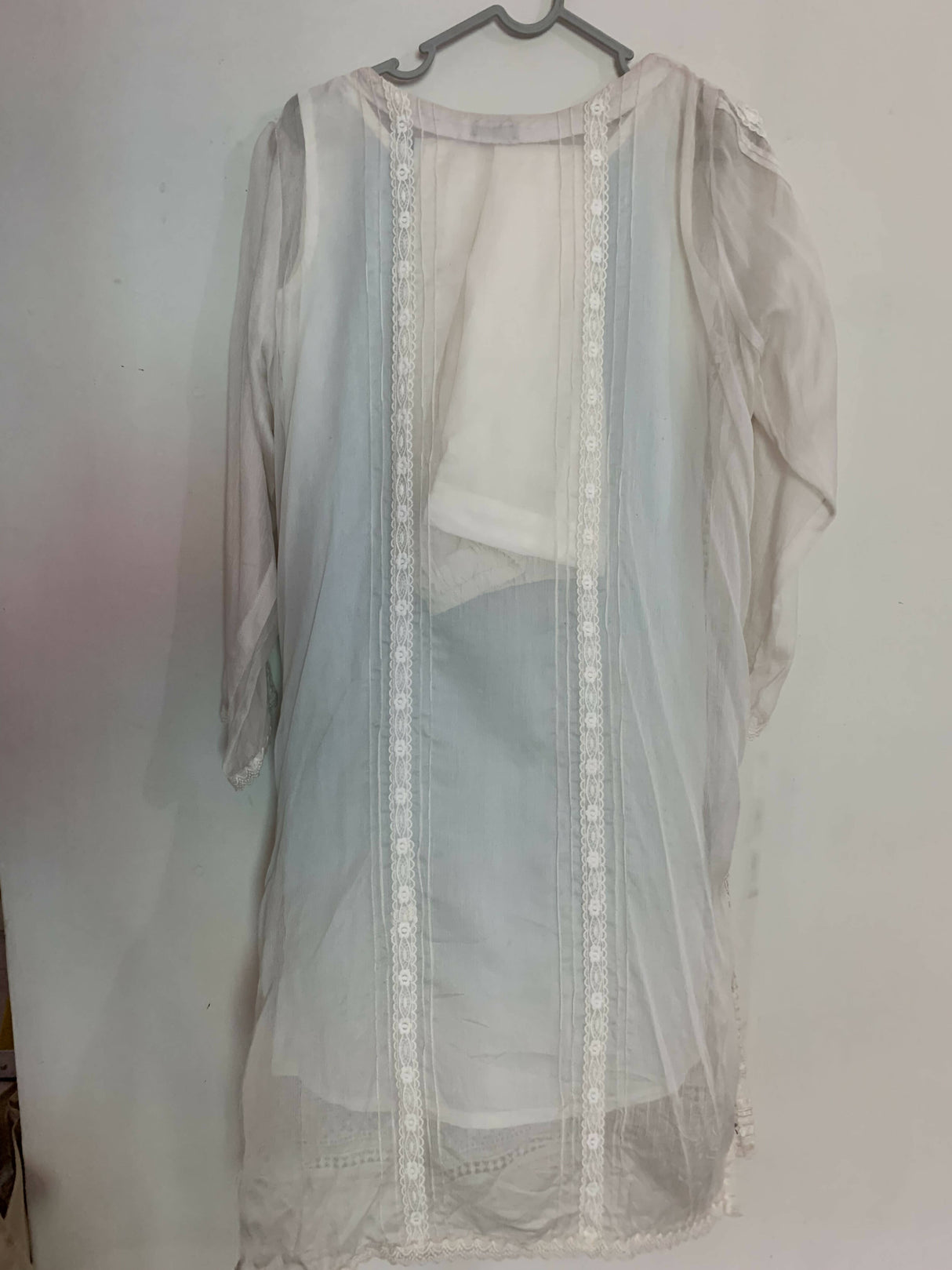 Agha Noor | White Kurta | Women Branded Formals | Small | Preloved
