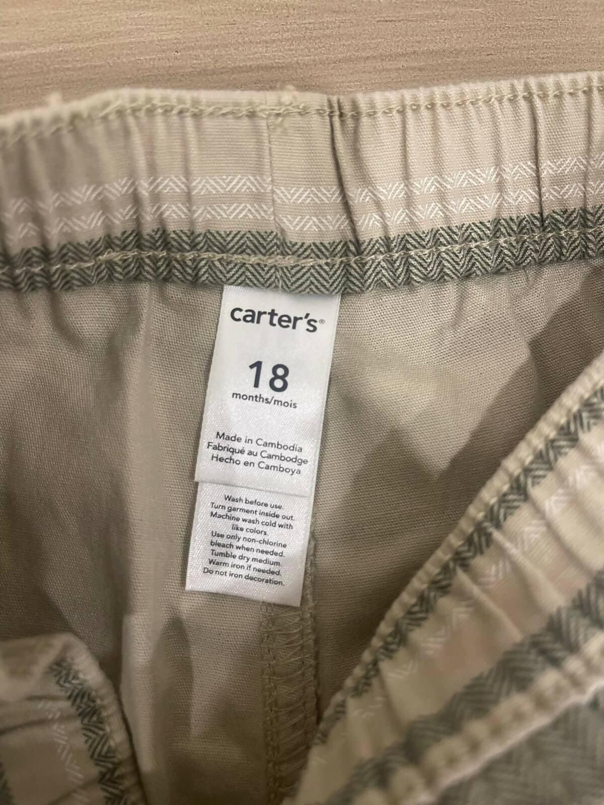 Carter's | Yellow Shorts 18 months | Boys Kids Bottoms | Preloved