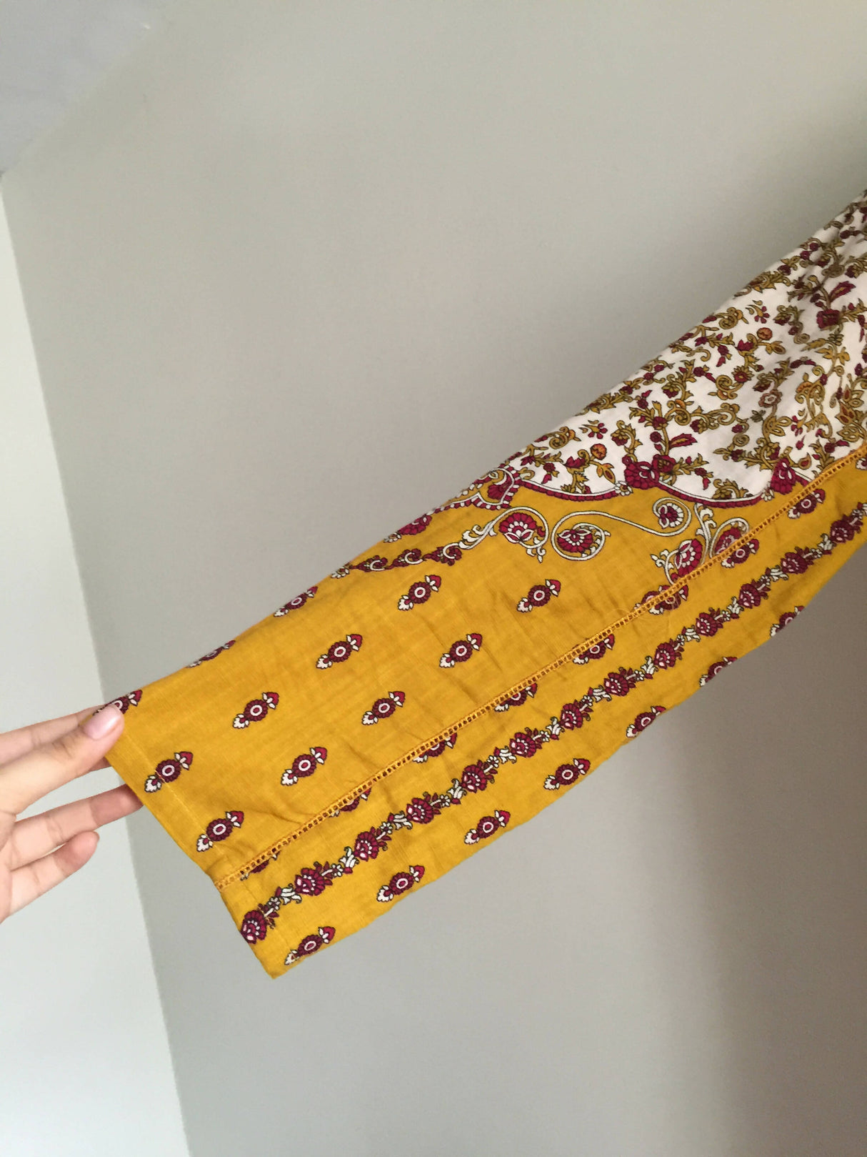 Saya | Mustard Kurta | Women Branded Kurta | Small | Preloved